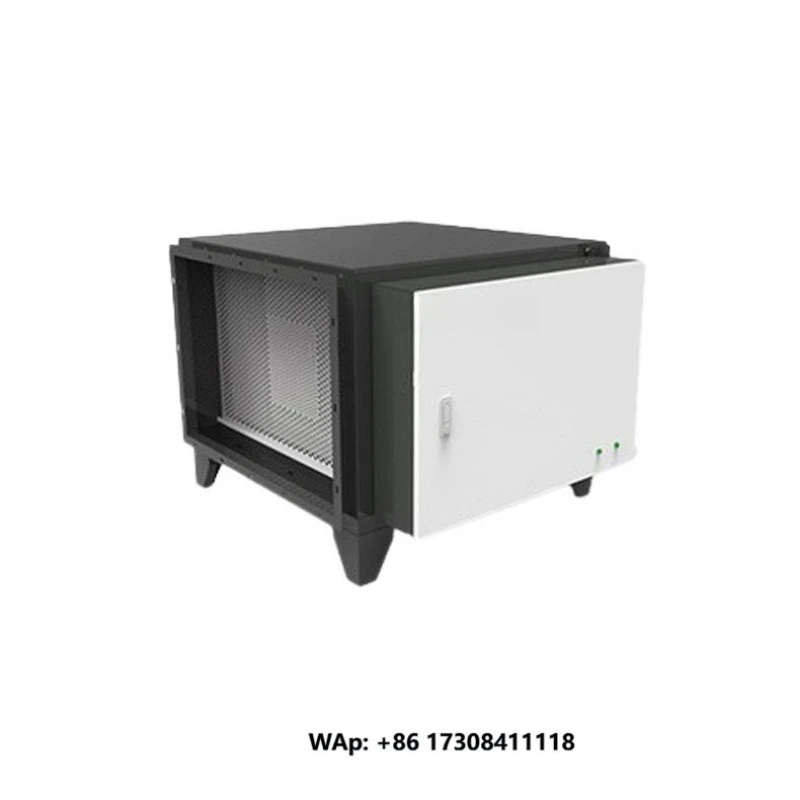 Wholesale 8000-12000m³/h  Purifier Heavy-Duty Electrostatic Air Cleaner with Smart Power Pack for Commercial Kitchen