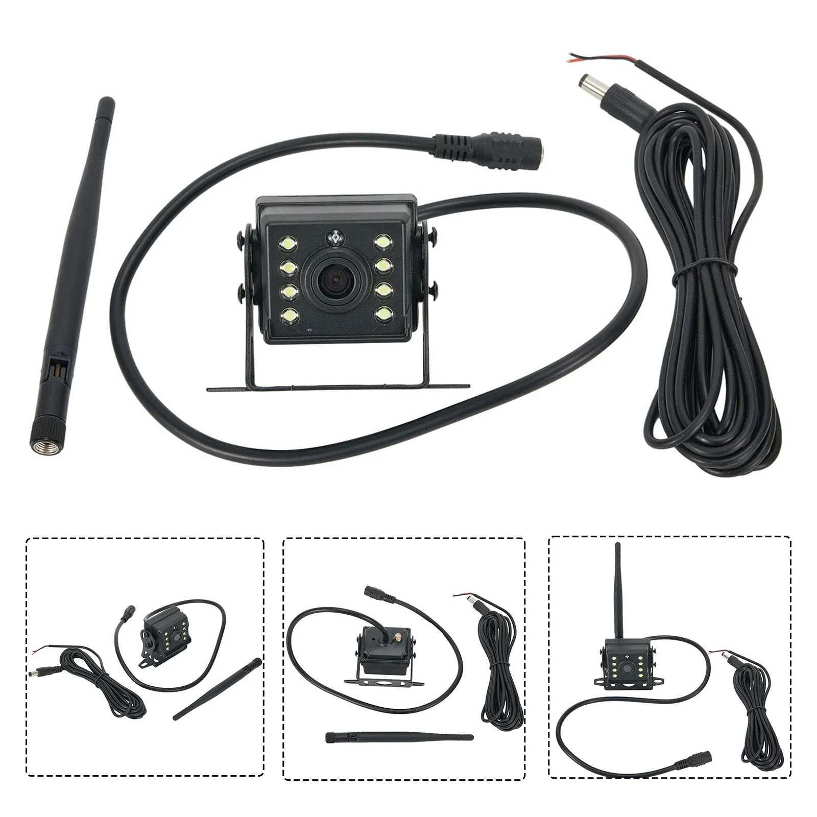 

Motor Vehicle Camera 300cm Power Cord Antenna GC2053 AHD Wireless WIFI Reversing Rear View Camera Built-in 802.11 Car Electronic