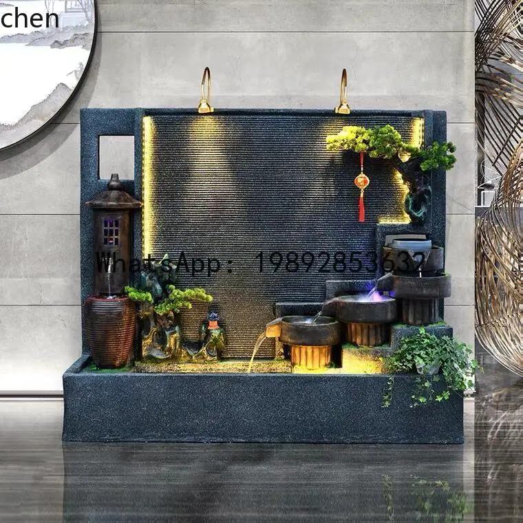YFY  Company Courtyard Restaurant Rockery Landscaping Balcony Fish Pond Fountain Flowing Water Screen Landscape Ornament