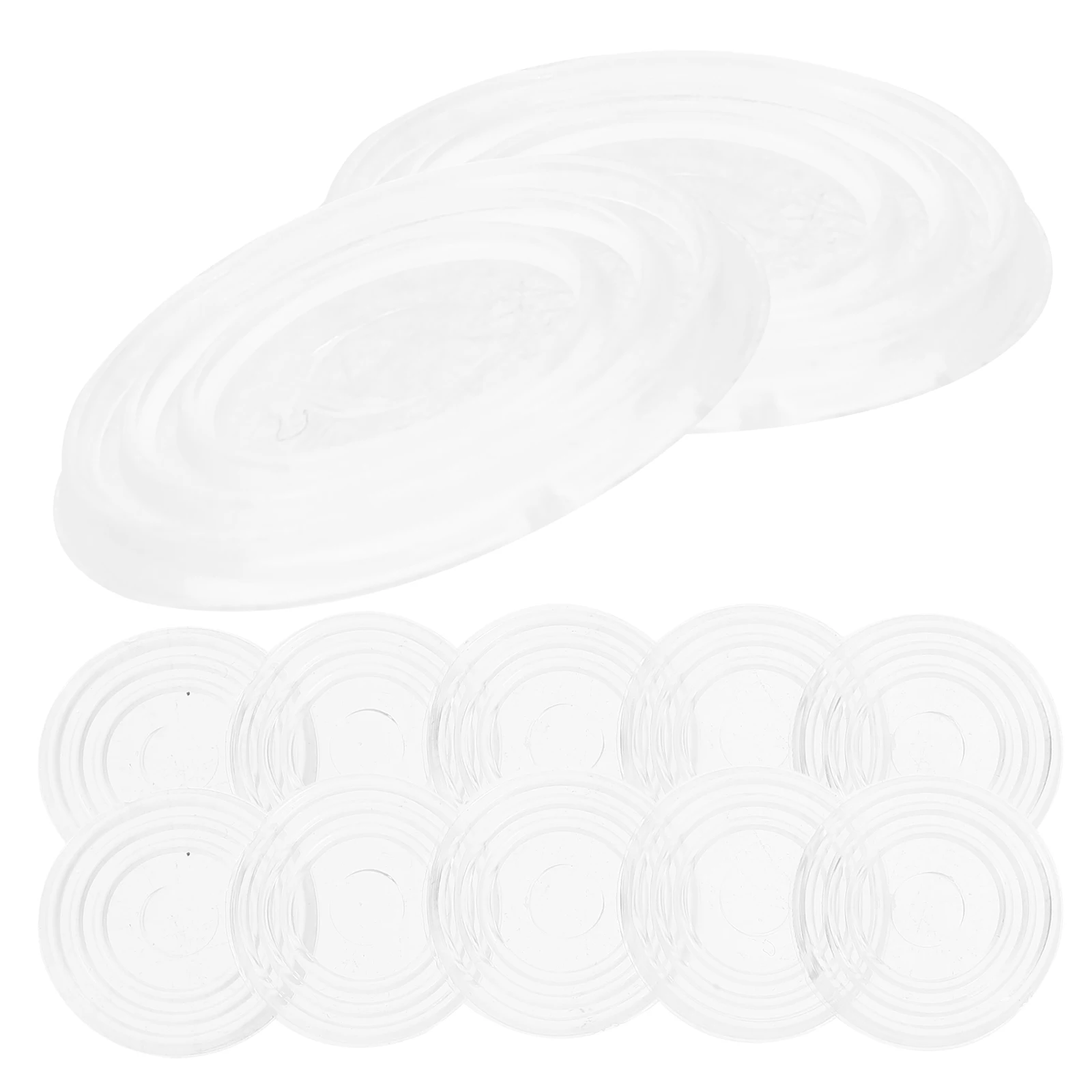 

100Pcs Furniture Cups Non-Slip Round Chair Protector Easy Install Wear-Resistant Floor Protectors for Various Chairs