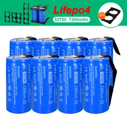 PALO 3.2V 32700 LiFePO4 bateria 7200mAh 35A ciągłe rozładowanie maksymalnie 55A bateria wysokiej mocy 32700 DIY bateria + arkusze niklu