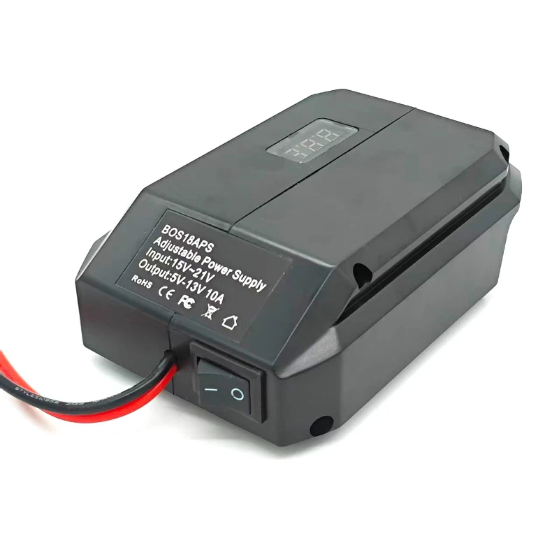 

DC12 Step-Down Adapter for DIY Remote-Control Toy Cars with Cigarette Lighter Plug for Makita/Milwaukee/Bosch 18/20V Batteries