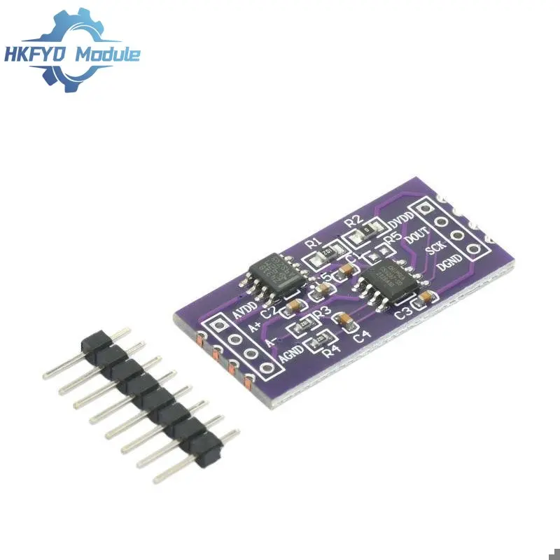 CS1237 24-bit ADC Module Onboard TL431 External Reference Chip Single-channel Weighing Sensing 24bit CS1238 Dual Channel