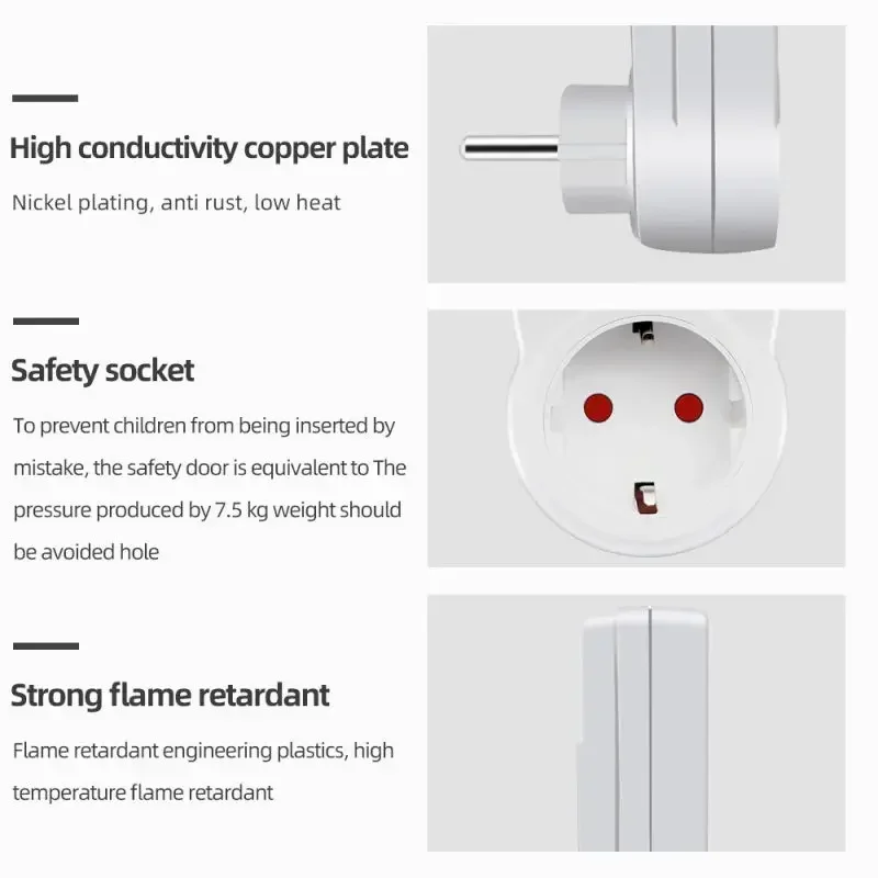 EU/US/FR/BR Timer Socket Thermostat Digital Temperature Controller Socket Outlet With Timer Switch Sensor Probe Heating Cooling