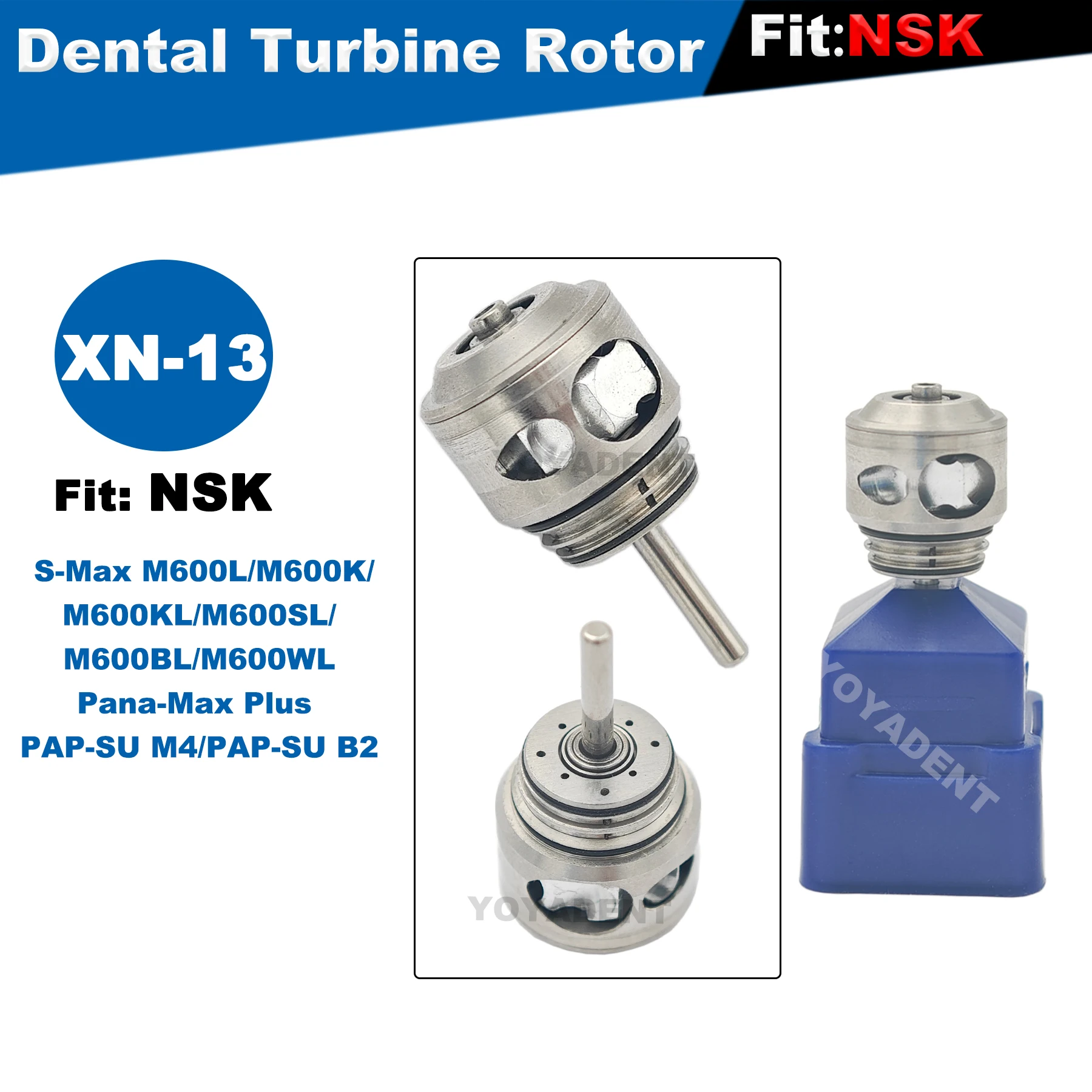 

Dental Turbine Cartridge Air Rotor Fit NSK SX-SU03 S-Max M600/M600L/M600KL Pana Max Plus PAP-SU M4/SU B2 High Speed Handpiece