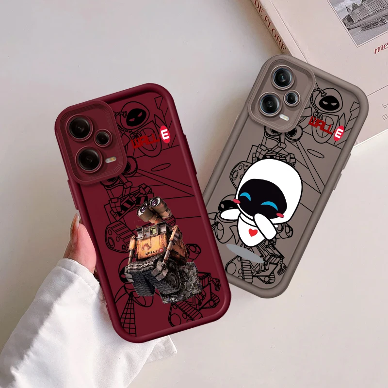 Disney Walle Art Cute Eye Ladder For Xiaomi Redmi Note 13 12 12C 11 11S 10 10C 10A 9C 9A Pro 5G Cover Phone Case