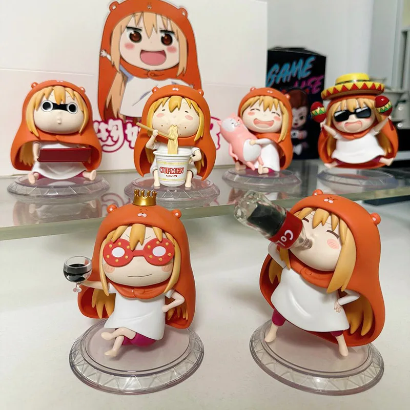 Himouto Umaru Chan Anime Kawaii Action Figure Model Blind Box Toy Desktop Collectible Figurines Doll Girl Birthday Surprise Gift