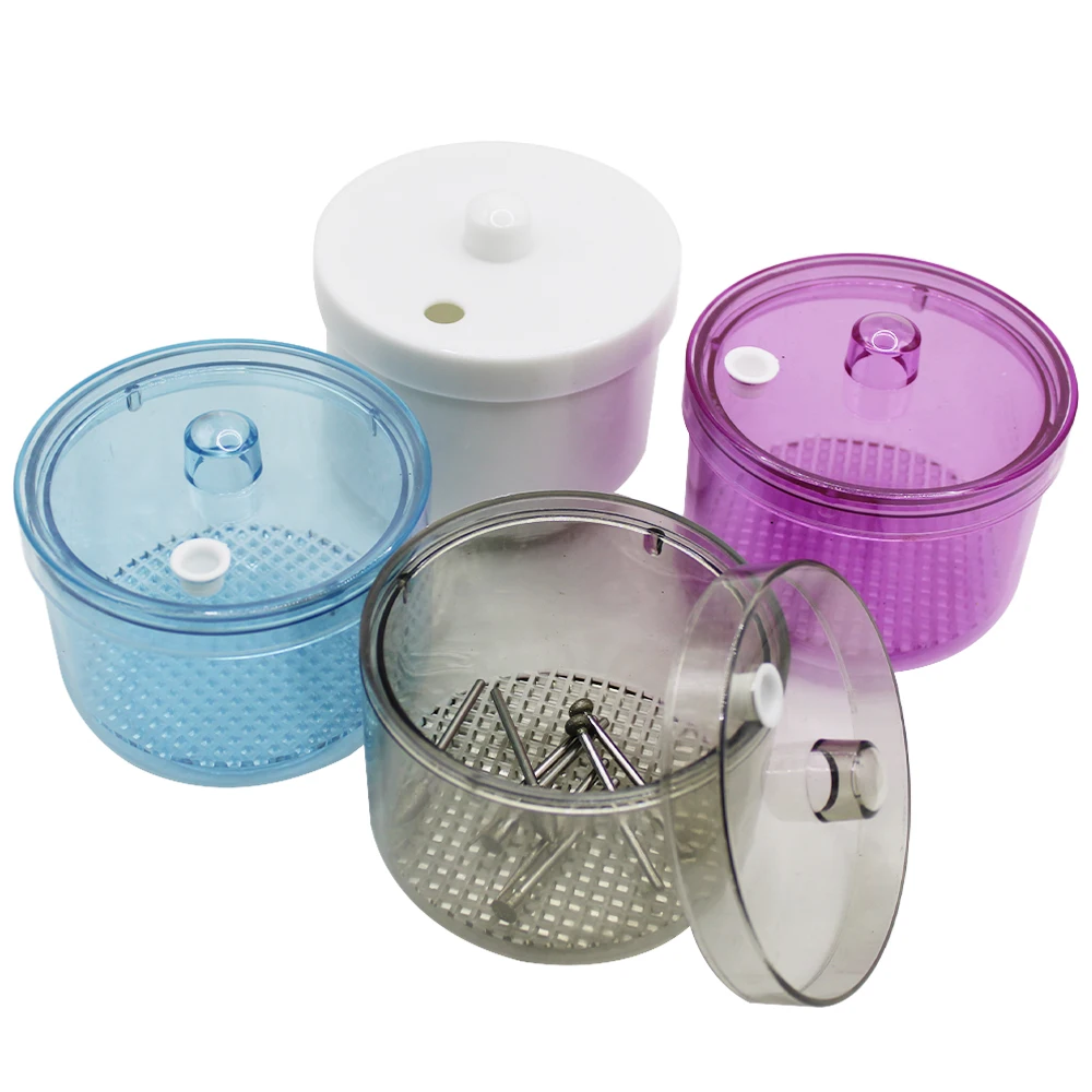 AG Dental Disinfection Box Soak Burs Box Drills Sterilization Case Heat-Resistant Net Basket Clean Immersion Case 1Pcs