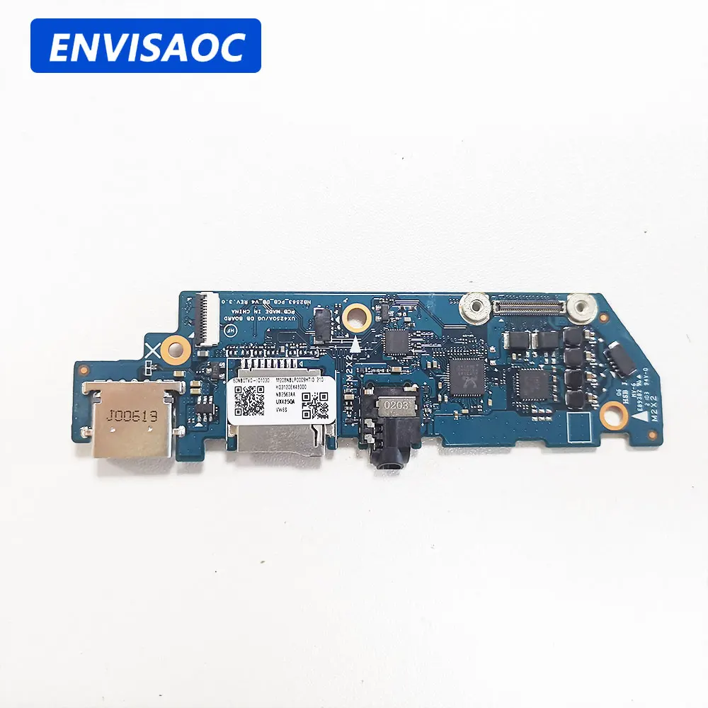 

For ASUS ZenBook 14 UX425 UX425QA UX425UG UX425E UX425EA UX425JA Q408UG Laptop USB Jack Audio interface Board NB2563_PCB_DB_V4