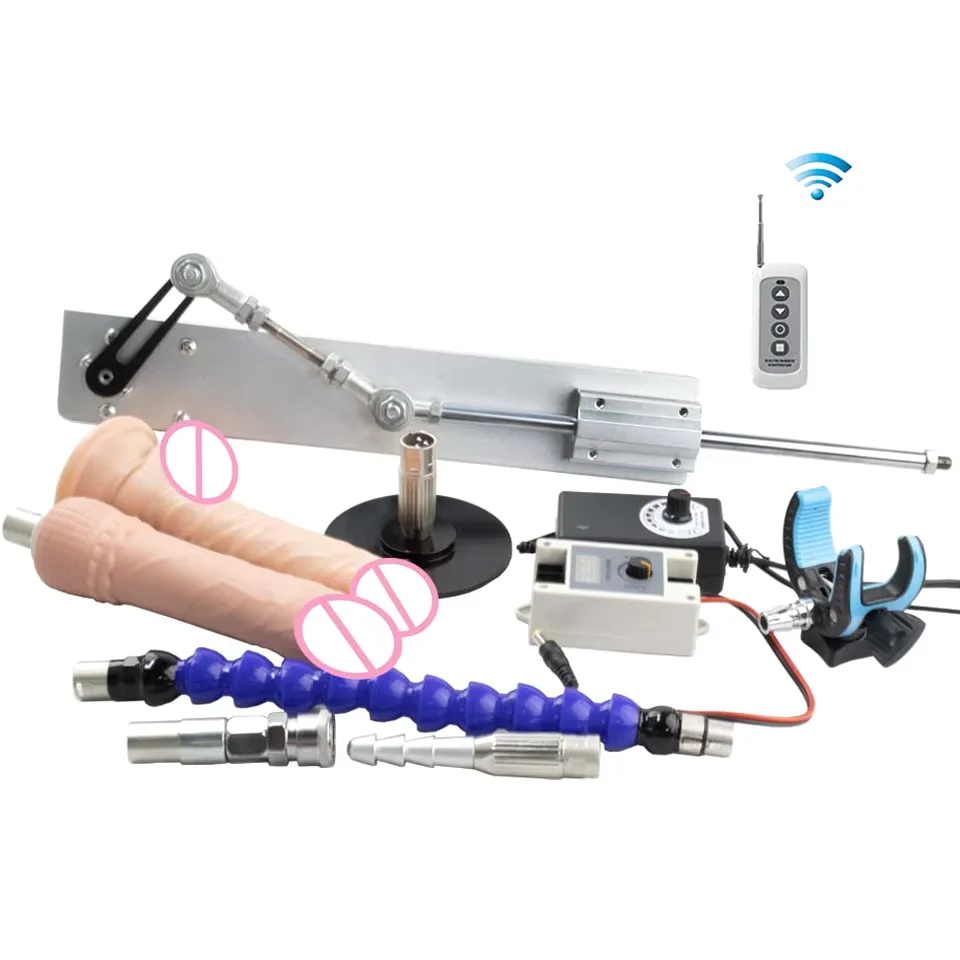 DIY H3-H4 Reciprocating Cycle Linear Motor with Suction Cups DC 12V/24V Large Dildo Speed Control for Sex Toy