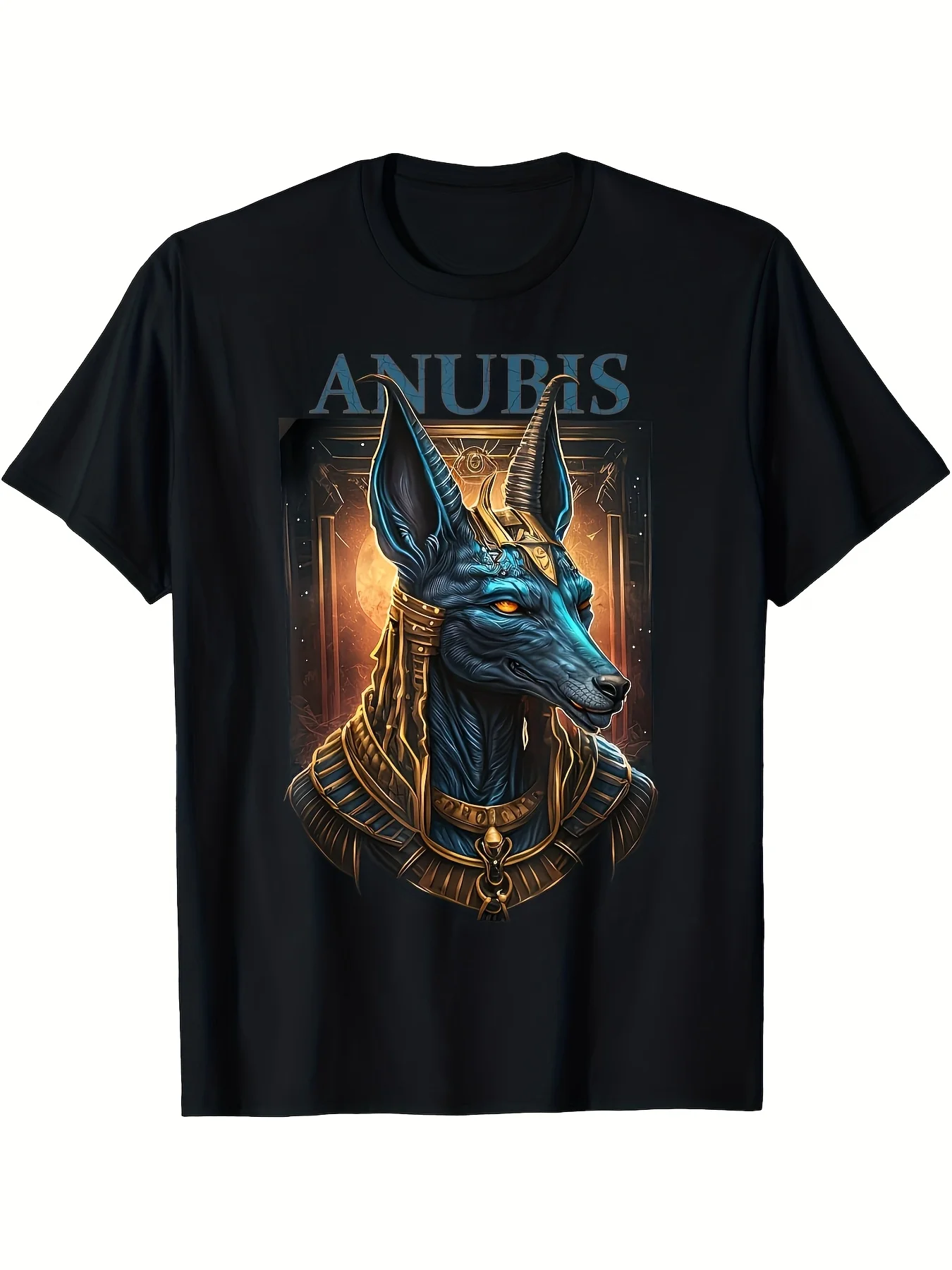 2026 Anubis, The Ancient Egyptian Deity Associated with Death, Featured on a Shirt Inspired by Egyptian Mythology