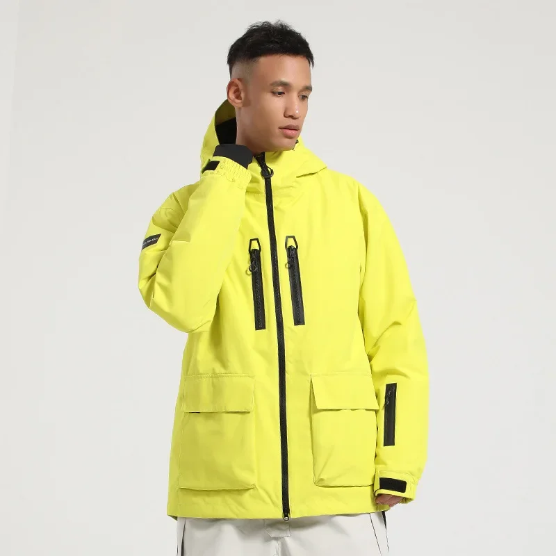 

New Style Ski Jackets Winter Thickened Insulation Waterproof Skiing Jackets Comfortable Loose Windproof Snowboarding Overcoats