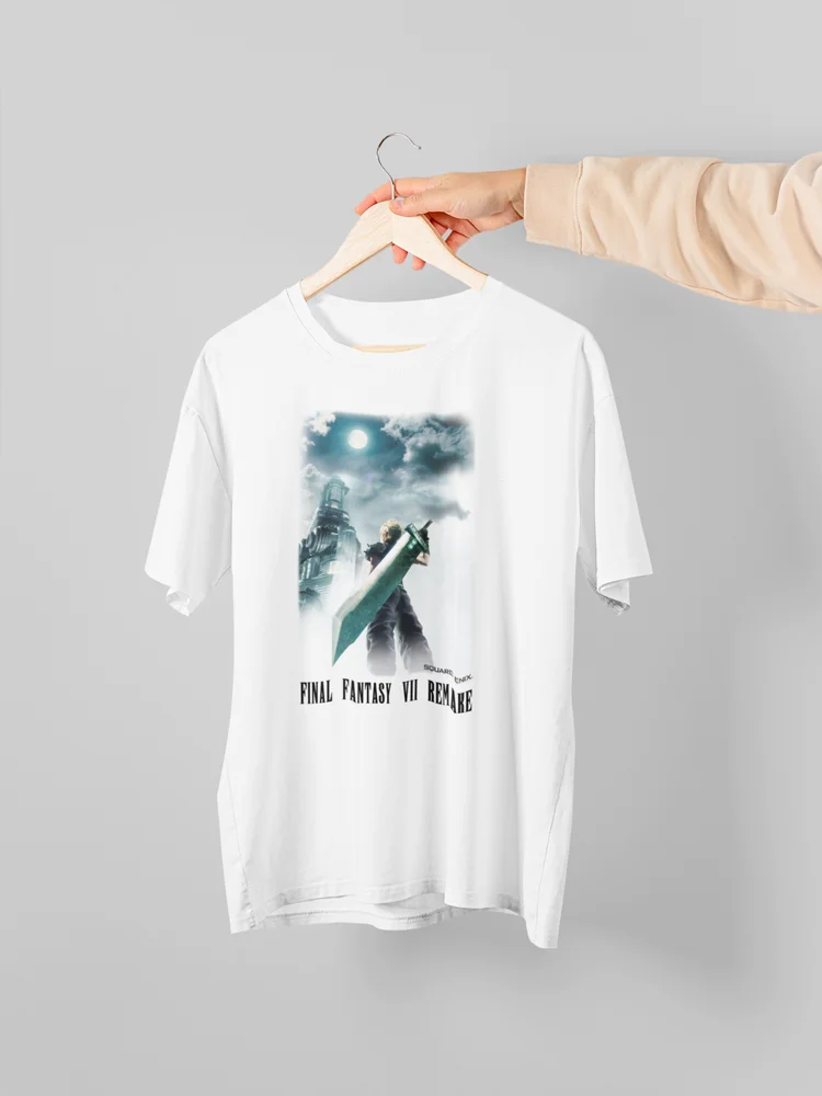 Final Fantasy VII Remake Cloud Standing Premium T-shirt | Key Art Unisex