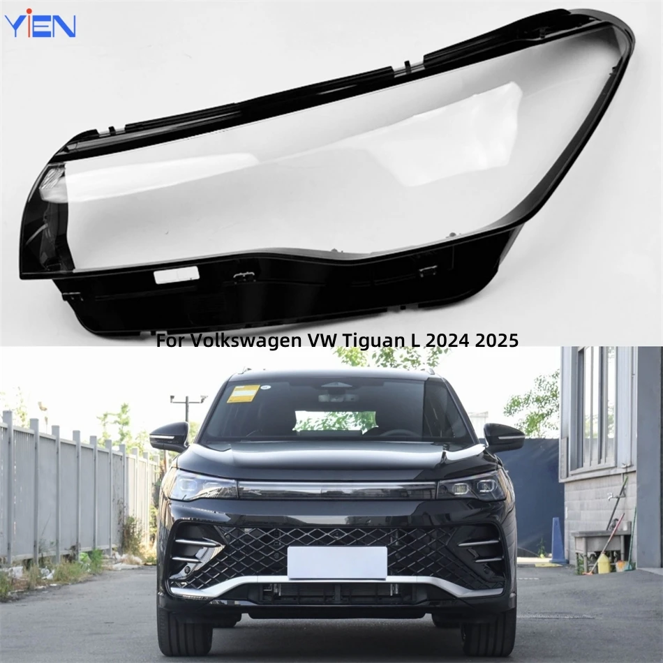 

Для Volkswagen VW Tiguan L 2024 2025: Аксессуары, Защитные колпаки для фар, Корпуса фар, Крышки линз передних фар, Корпуса фар