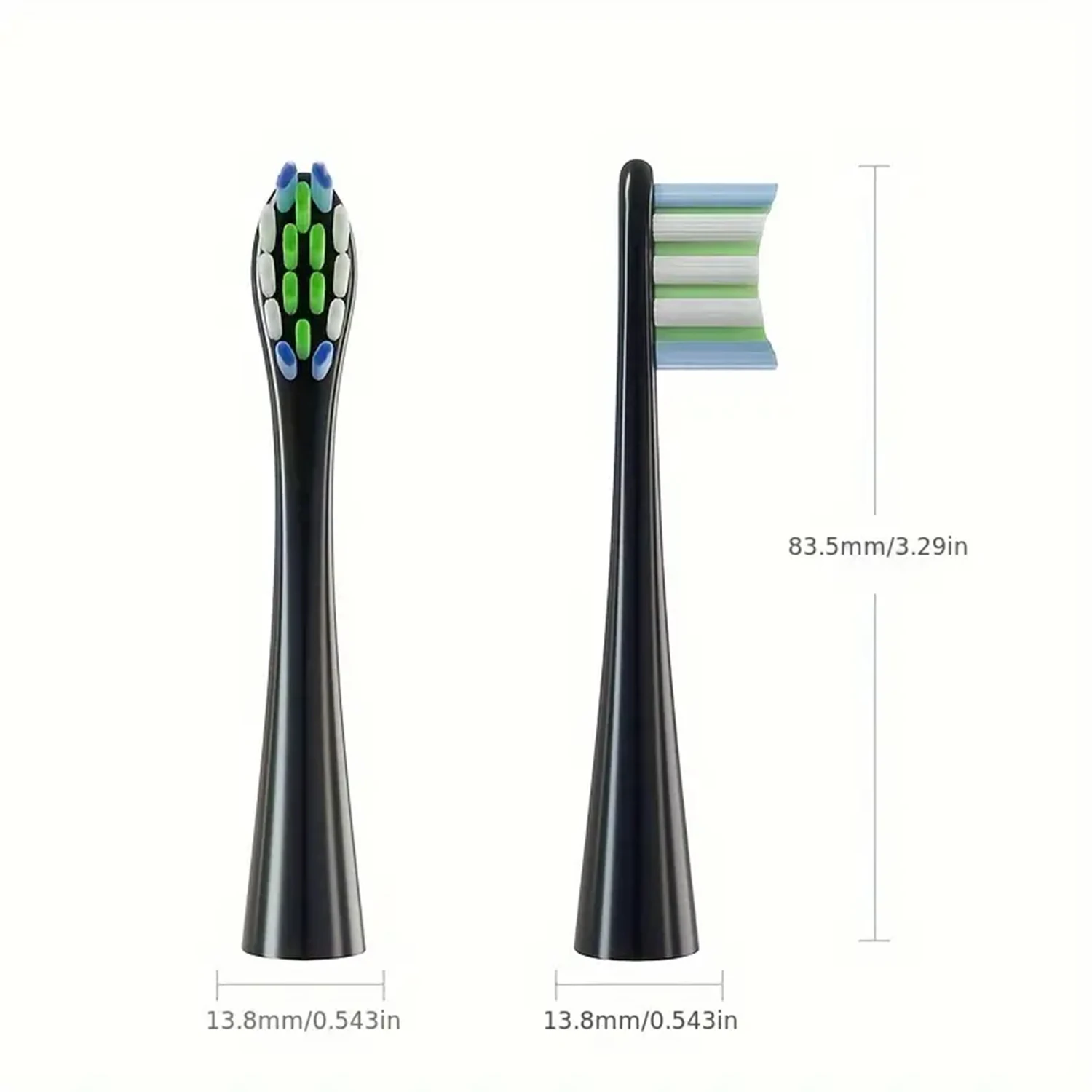 4/8PCS Replacement Brush Heads for Oclean X/ X PRO/ Z1/ F1/ One/ Air 2 /SE/Flow DuPont Soft Suitable Vacuum Bristle Nozzles