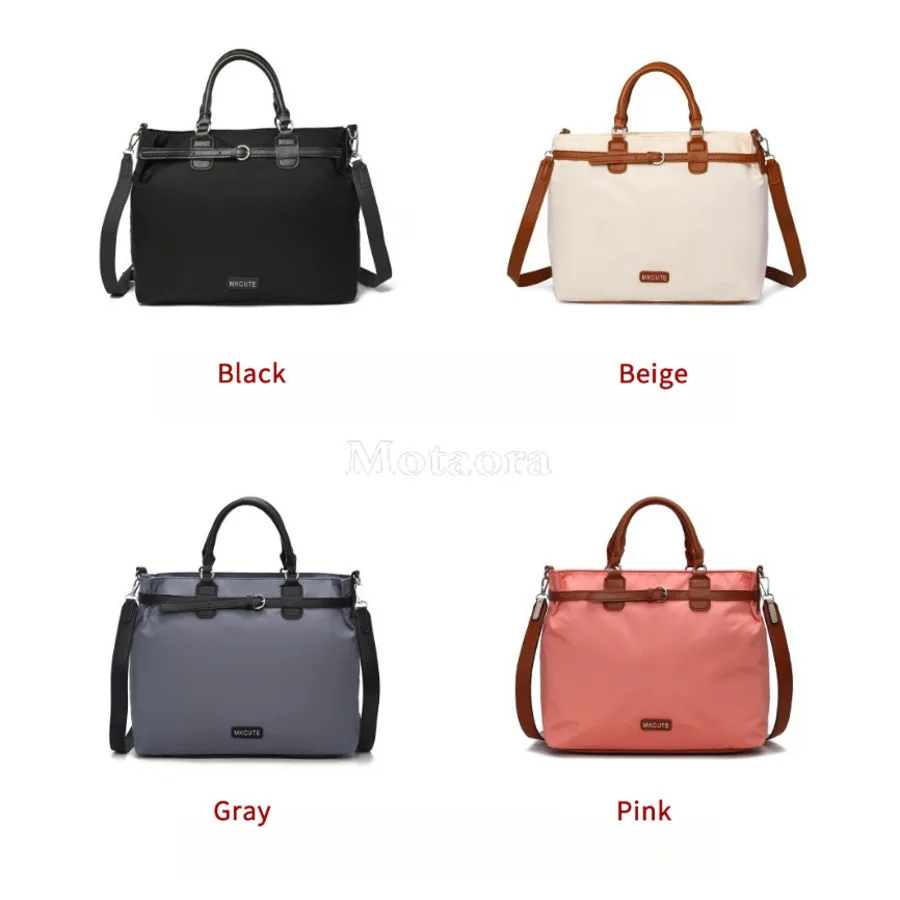 MOTAORA Luxury Look Tote Bag for Women Commuter Work Bag with Belt Buckle & Top Handle, Women Backpack For 12 Inch IPAD