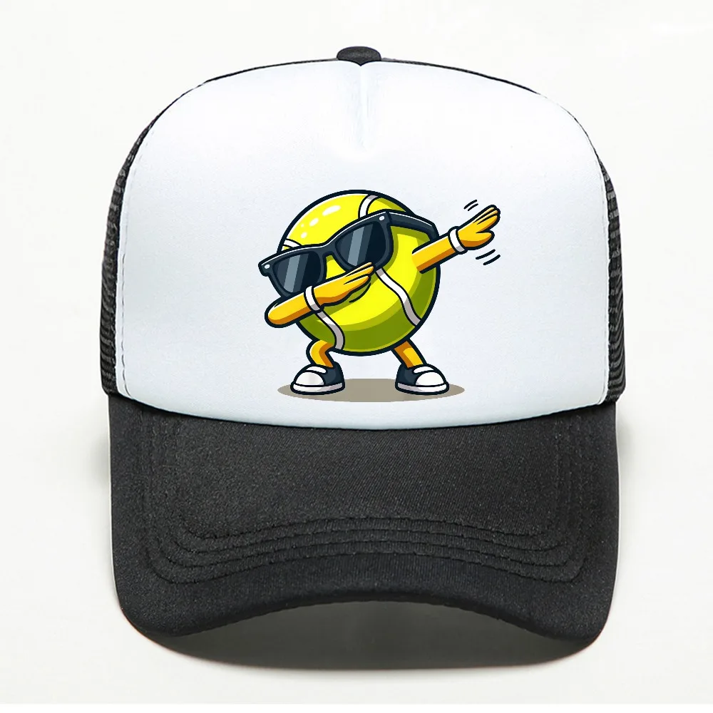 Dancing Pattern – Tennis baseball cap That's A Must-have for Sports Enthusiasts casual hat outdoor adjustable mesh trucker hat
