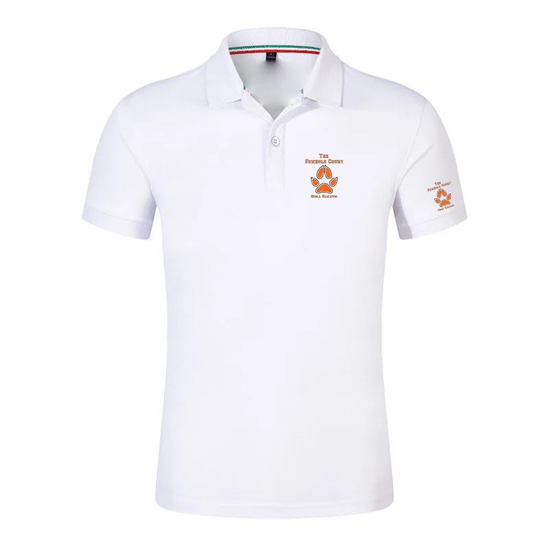 The Foxhole Court Palmetto State Foxes Logo Print 2026 Men's Casual Sports Quick-drying Lapel Collar Short-sleeved Polo Shirt