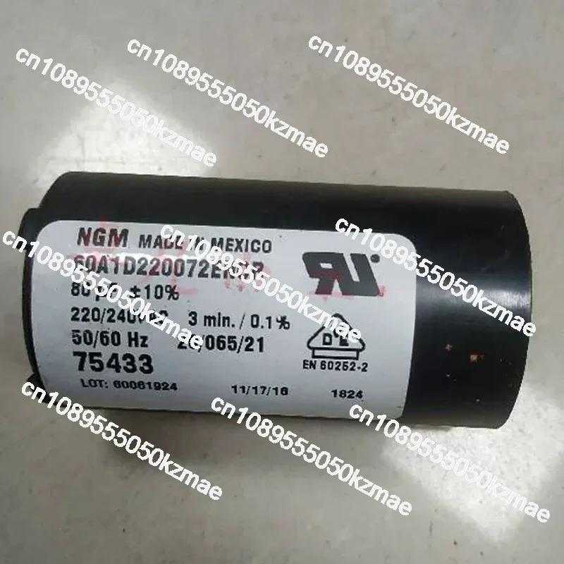 For NGM Starting Capacitor 60A1D220072ENOR 80uF 220/240VAC 75433 Shipped KEMET 080MS26AAMK1STD 80uF 260V AC Compatible