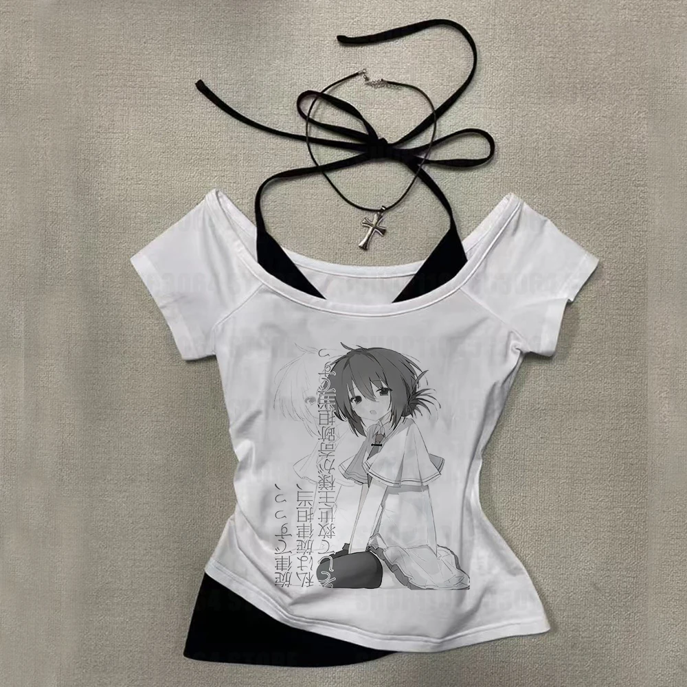 Gotycki retro top z nadrukiem – Summer Grunge Clothing recenzja i cena