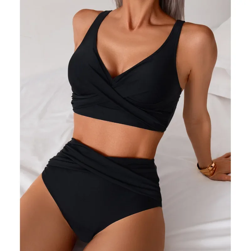 

Cover Belly Sexy Bikinis 2025 Swimsuits Women's Swimwear Push Up Female Beach Swimming Wear Bathing Suits Bikini Set Pool Bather