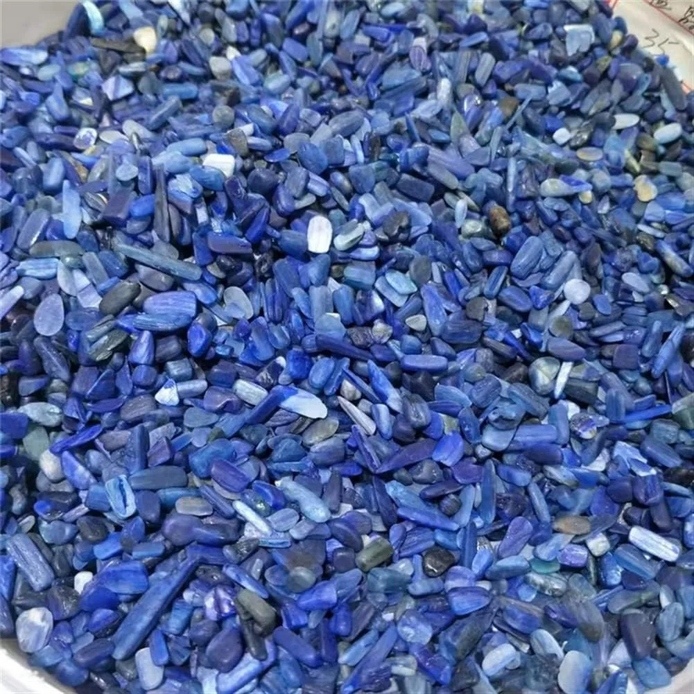 Puces de Kyanite bleue naturelle de 3 à 12mm, pierre précieuse de Kyanite bleue de forme irrégulière, Chips de Kyanite Semi-bleu de Kyanite bleue naturelle