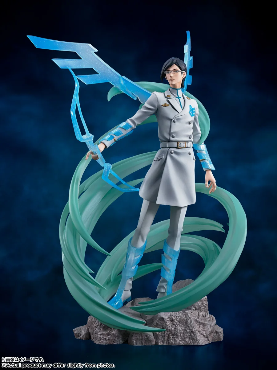 En Stock, modelo Original genuino BANDAI FiguartsZERO Bleach Uryu Ishida, figura de acción de la guerra de sangre de mil años, figura de juguete de Anime