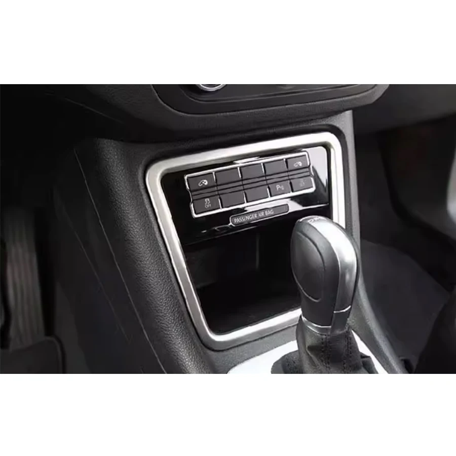 Car Central Console Storage Box Decoration Frame Trim Molding For VW Sharan 2013 2014 2015 2016 Interior Car Accessory