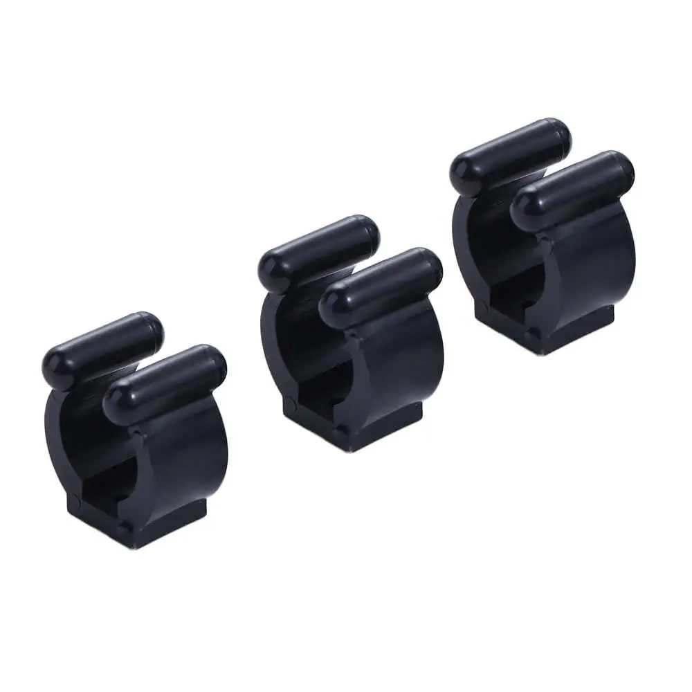 Accessories Wall Mounted Fishing Pole 20-Pack Billiards Cue Clip Fishing Rod Storage Clips Rod Organizer Fishing Rod Holder