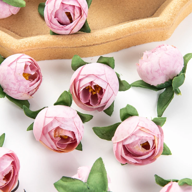 Künstliche Seidenblumen Teerosen für Heim, Büro, Party, Festival, Garten, Hochzeit, Brautstrauß, DIY, Bestseller Geschenke – Detail 5