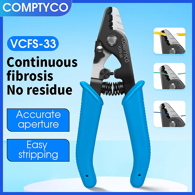 VCFS-33 Three-port Fiber Optical Stripper/ Pliers/ Wire strippers FTTH Tools Optical Fiber Stripping Pliers