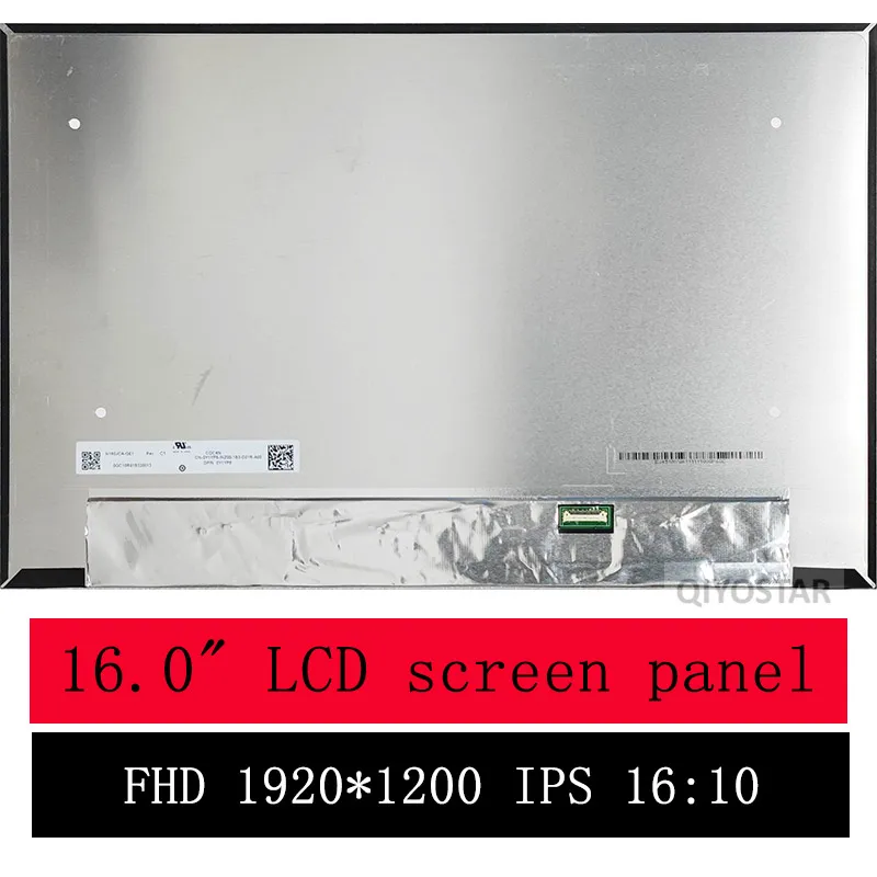 FOR Dell Inspiron 16 5620 P117F P117F001 P117F002 16.0 inches 60Hz 1920x1200 IPS 30Pin LCD Display Screen Panel Replacement