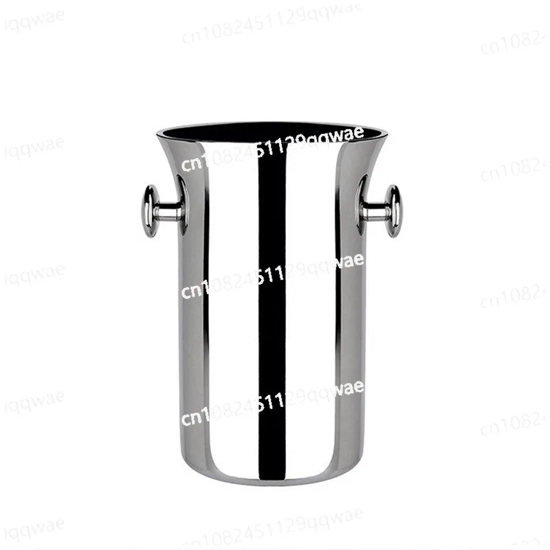 Light luxury stainless steel ice bucket Household ice bucket Decanter Champagne chilled bucket Red wine set