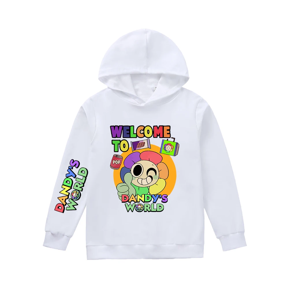 Children's Clothing Girls Dandys World Hoodies Kids Cartoon Jumper Baby Long Sleeve Outerwear Boys Casual Sweatshirts