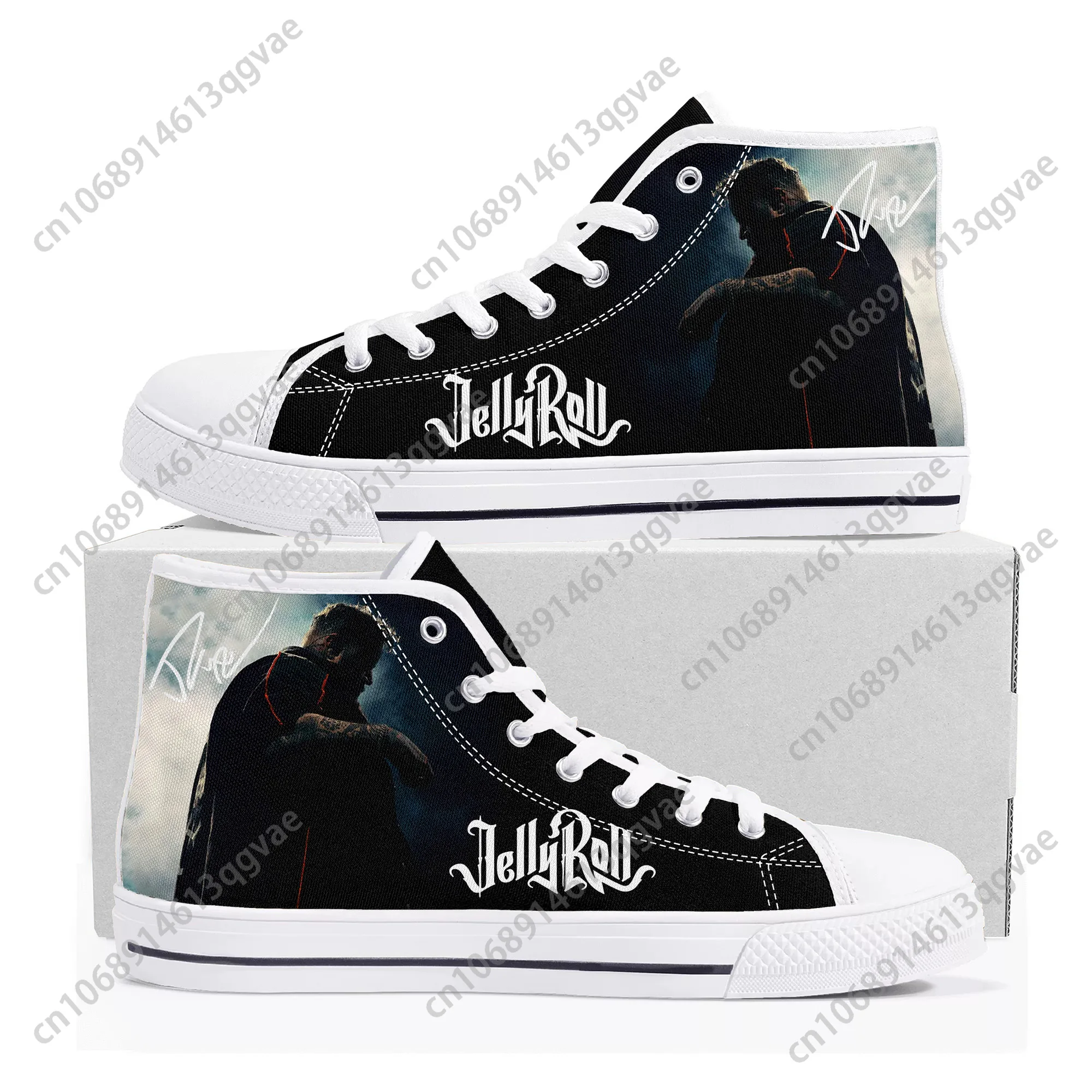 Jelly Singer Roll Music Reaper7man High Top High Quality Sneakers Mens Womens Teenager Canvas Sneaker Custom Made Couple Shoes