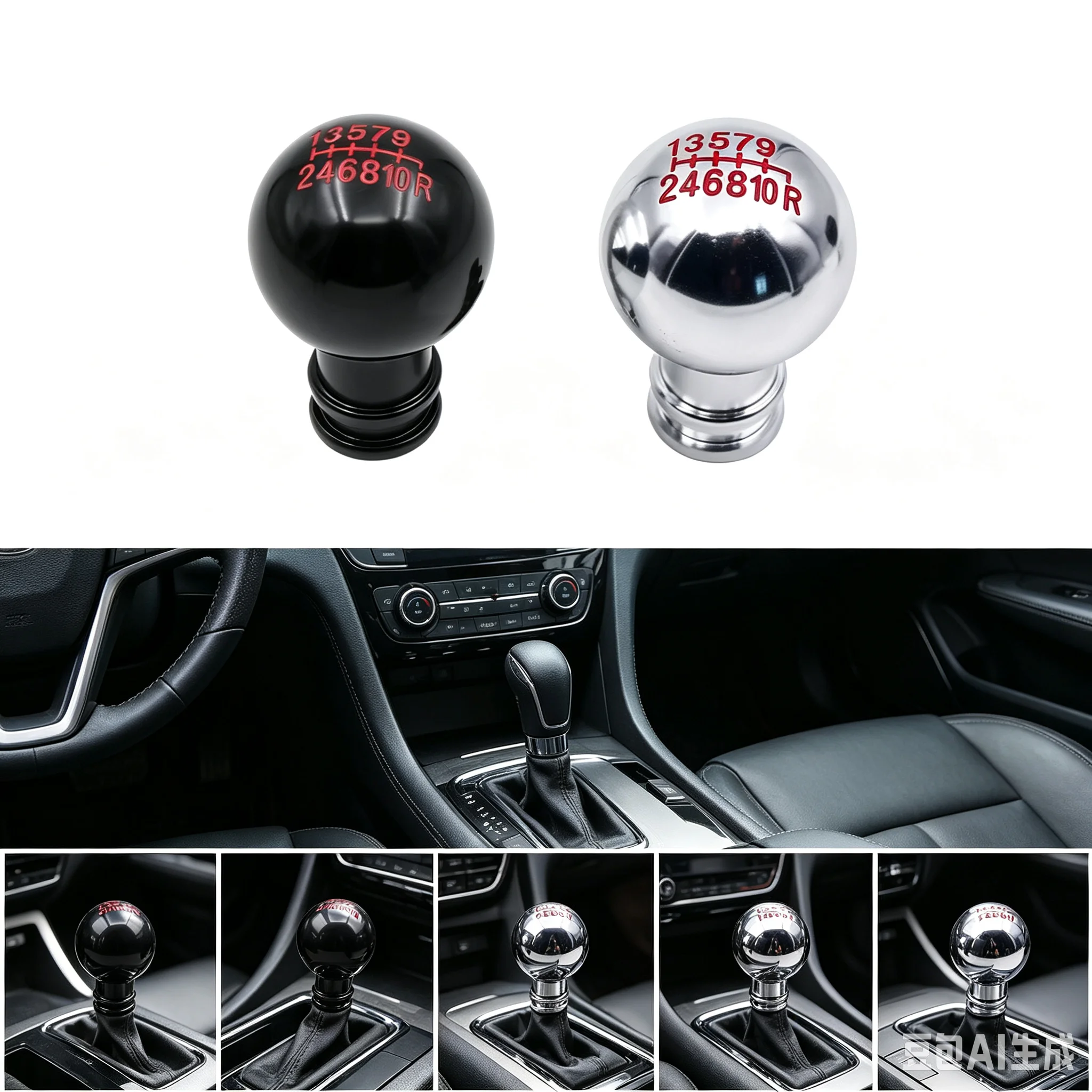 10 Speed Gear Shift Knob Aluminum Universal Car Manual Transmission Automatic Shifter Lever AT MT M8 M10 M11 M12