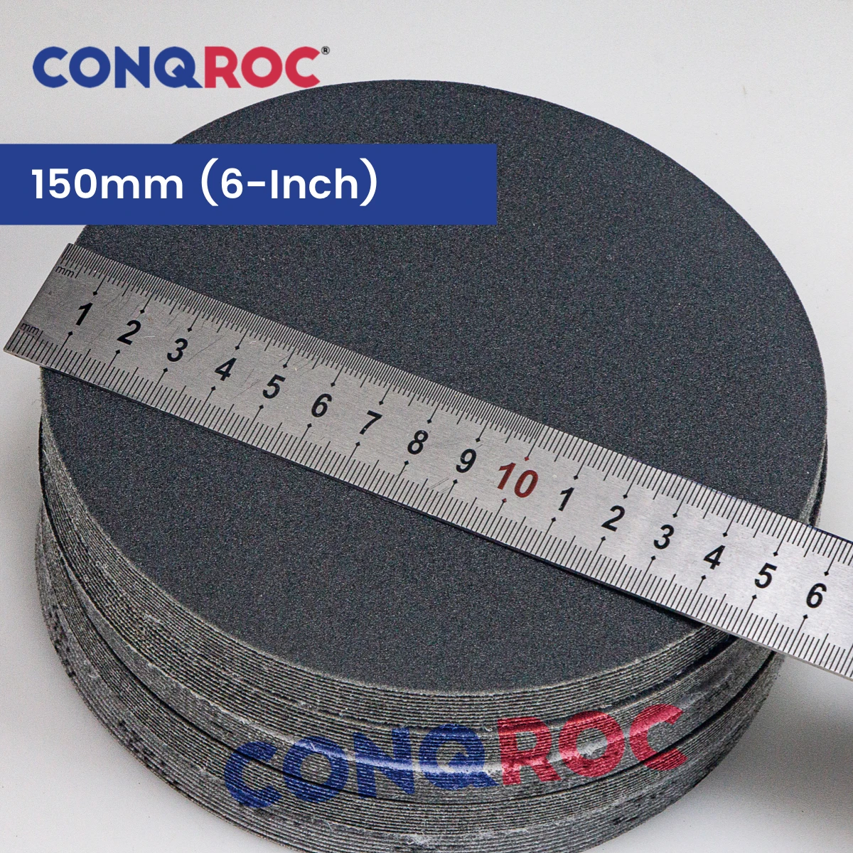 100 Pieces 150mm (6-Inch) Silicon Carbide Sanding Discs Waterproof Hook and Loop for Wet or Dry Sanding Grit 60~10000