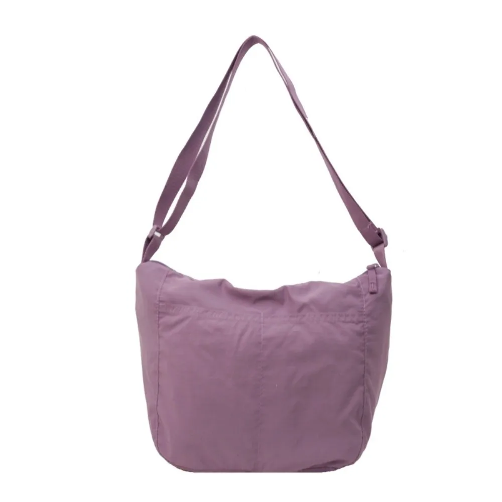 

Portable Crossbody Bags Simple Design Fashionable Solid Color Bags Nylon Material Solid Color Nylon Bags Outdoor Travel