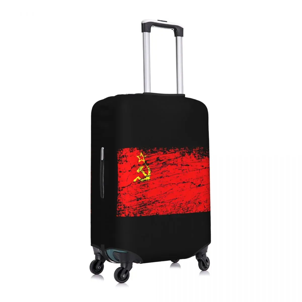 Custom Soviet Union USSR Russia Flag Luggage Cover Funny CCCP Suitcase Protector Covers Suit For 18-32 inch