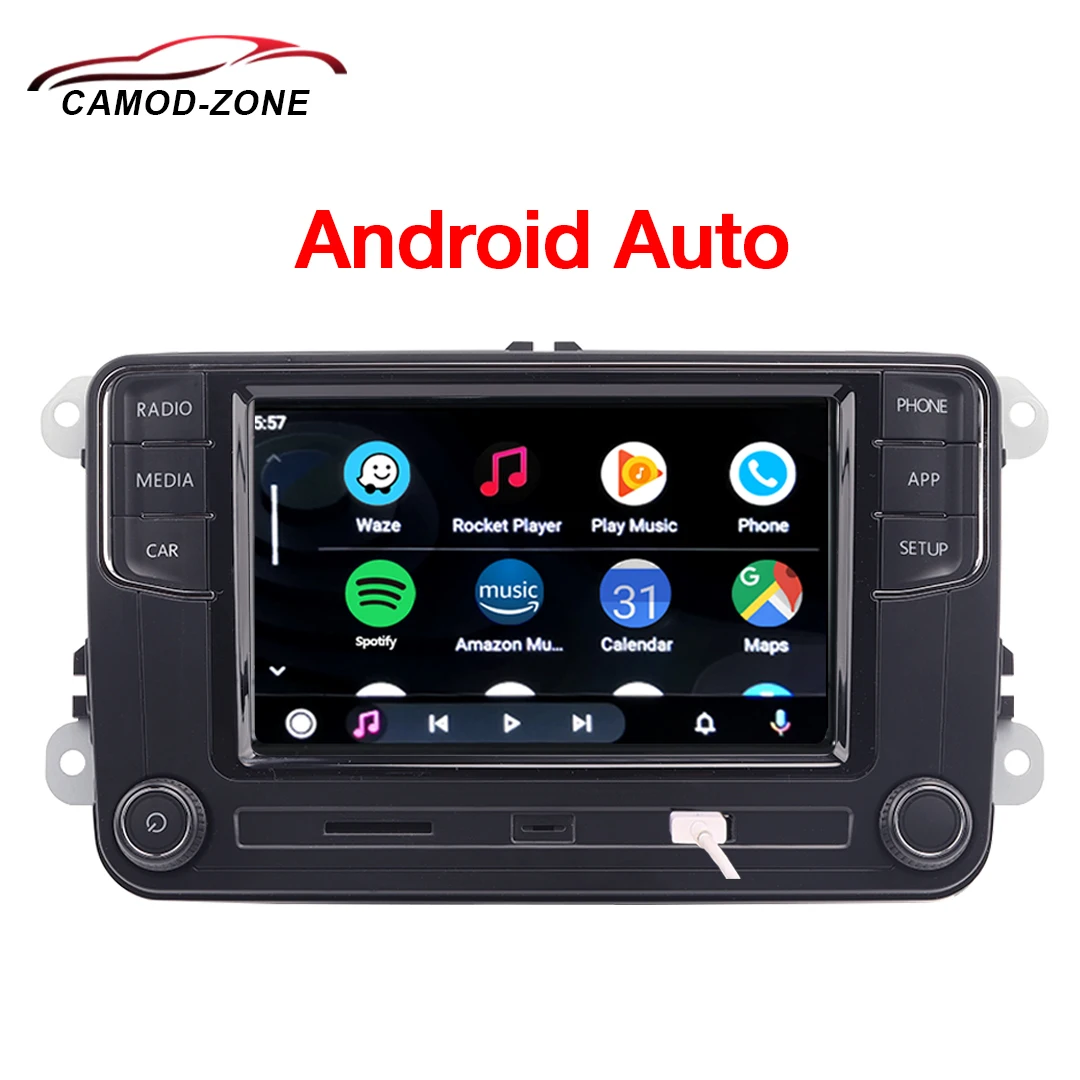 Android Auto Carplay Mirrorlink MIB Car Radio 6C New RCD330 RCD360 187B 280D 280E Vehicle Status Only For VW MQB POLO 6C