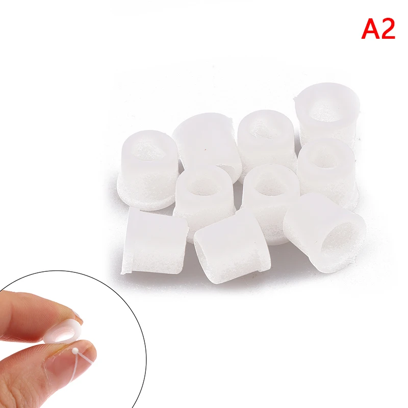 10PCS White R410A Refrigerant Filling Tube Plastic Sealing Gasket Valve Pipe Rubber Rings For Air Conditioner Refrigerator New