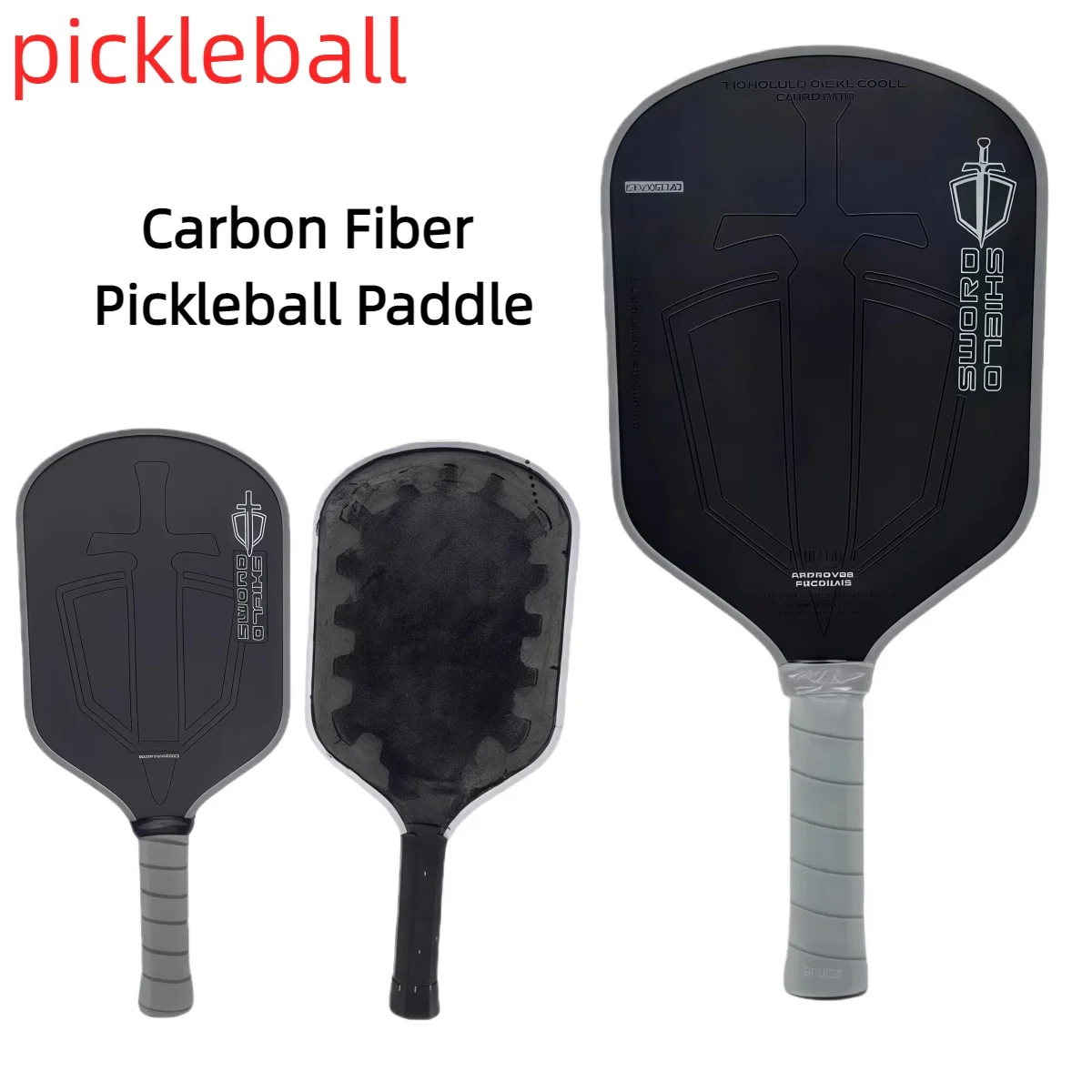 

New Honolulu J2NF High Density Foam Core 16mm Thickness EPP Serrated Hole Core Toray T700 Carbon Fiber Pickelball Paddle