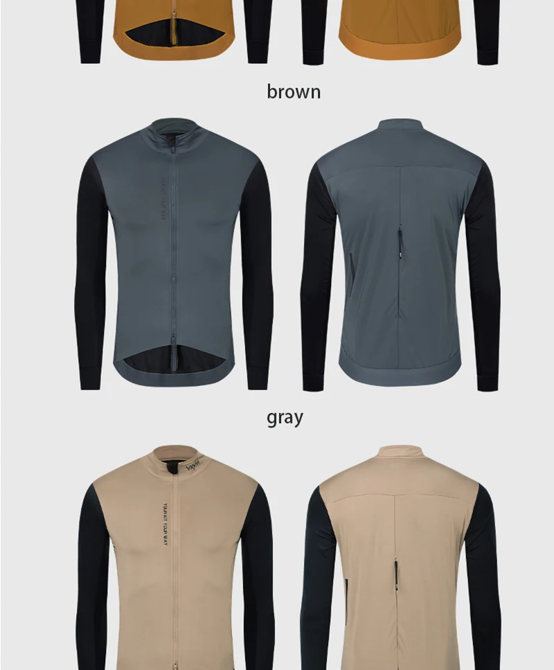 YKYW Herren-Radjacke, winddicht, wasserdicht, langärmelig, MTB, Fahrradmantel, Fahrradsport, Windjacke, Doppelreißverschluss, Radtrikot – Detail 12