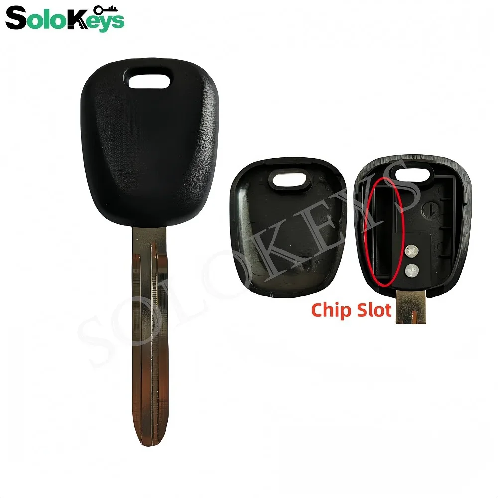 

SOLOKEYS 10 шт./лот сменный брелок-транспондер для Suzuki автомобильный держатель чип полый необрезанный TOY43 лезвие с логотипом