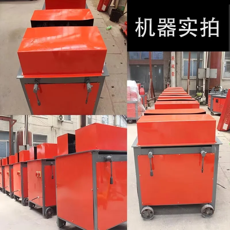 steel bar Derusting machine small table type industrial round steel pipe thread channel electric rust remover