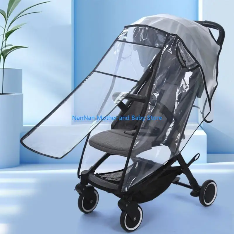 

Tear resistant Baby Stroller Rain Cover Wind Sun Shield Accessories EVA Cover