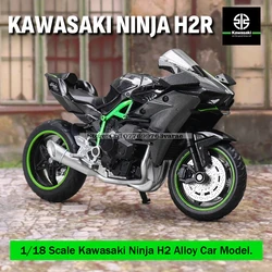 MSZ 1:18 Kawasaki Ninja H2R Suzuki YAMAHA alloy die-cast car motorcycle model, toy gift giving, die-cast static motorcycle model