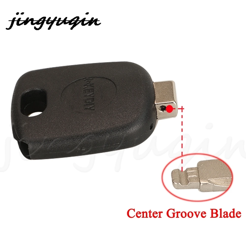 

Jingyuqin 10pcs KEYDIY Universal Transponder Car Key Shell Case KD/VVDI Blades Head with Chip Holder Universal Car Key Housing