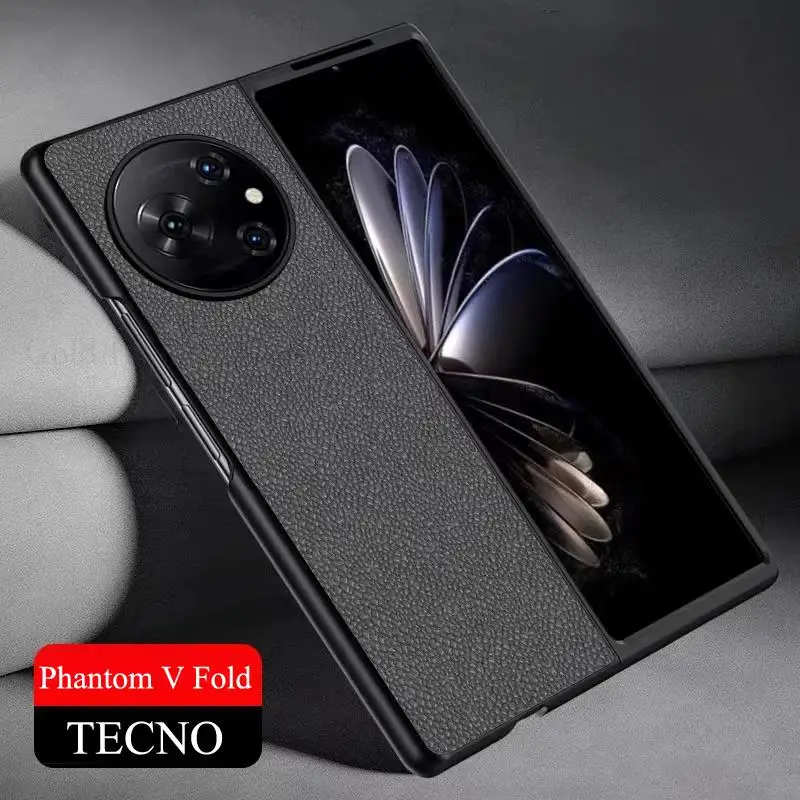 Funda For Tecno Phantom V Fold Leather Phone Case For Phantom V Fold Coque Holster Shockproof Flip Cover For Phantom V Fold 5G