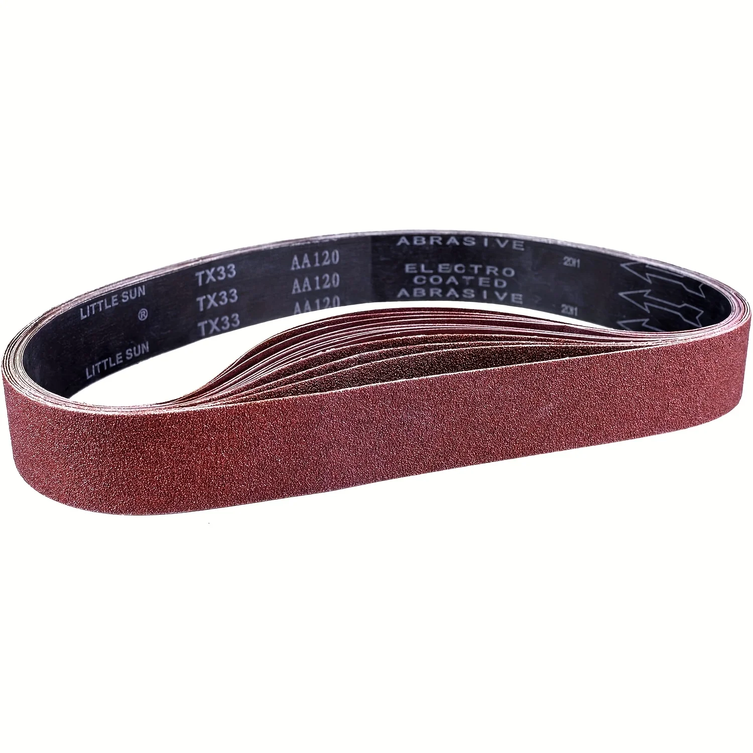 

6pc 686x50mm sanding belt set, 40/60/80/100/120/150/180/240/320/400/600 Grit, for wood/metal/rust removal, fits belt sander.